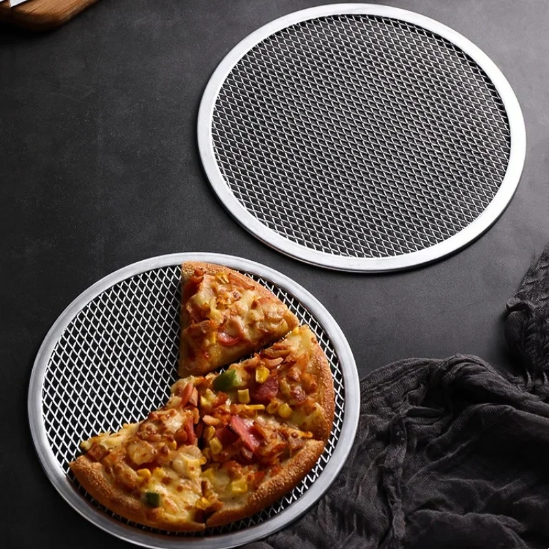 الألومنيوم البيتزا عموم شبكة معدنية مقاومة للصدأ الخبز عموم العيينة تصميم جوفاء فطيرة شبكة الخبز اللوازم المنزلية للمطابخ