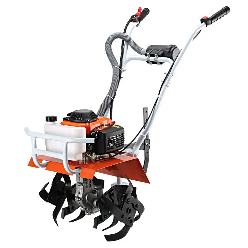 FQ Multi-Function Hand-Held Gasoline Plough Plough Loose Soil Turning Diesel Rotary Tiller