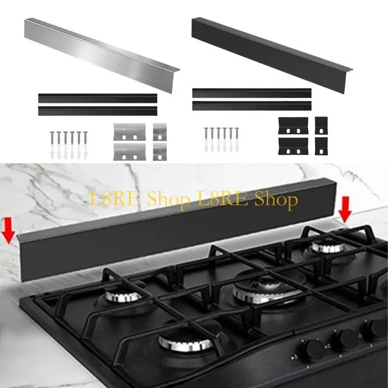L8RE 30inch Fill Strips Slide in Rear Filler for Stove Gaps Filler Cooktop Trim Gaps Cover Accessories
