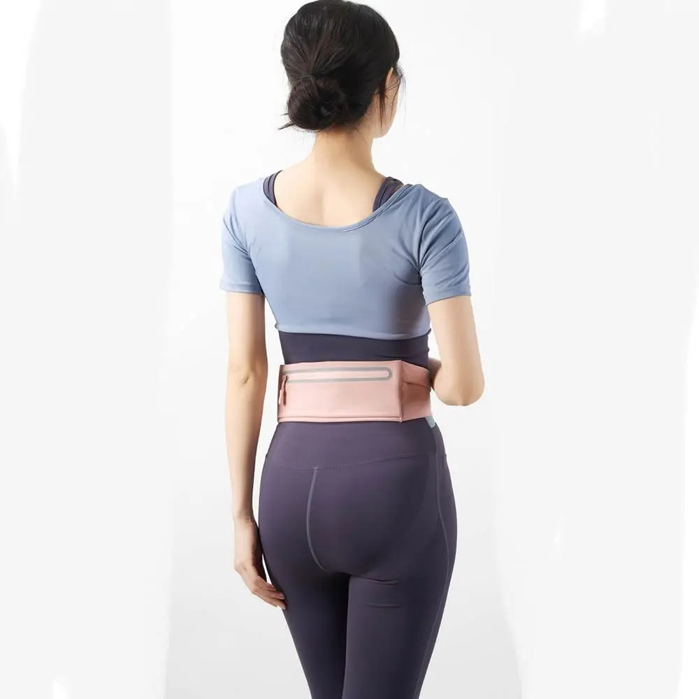 

with Bottle Holder Running Belt Lightweight Multi-function Running Phone Bag Invisible Close Waterproof Waist Pack Bag