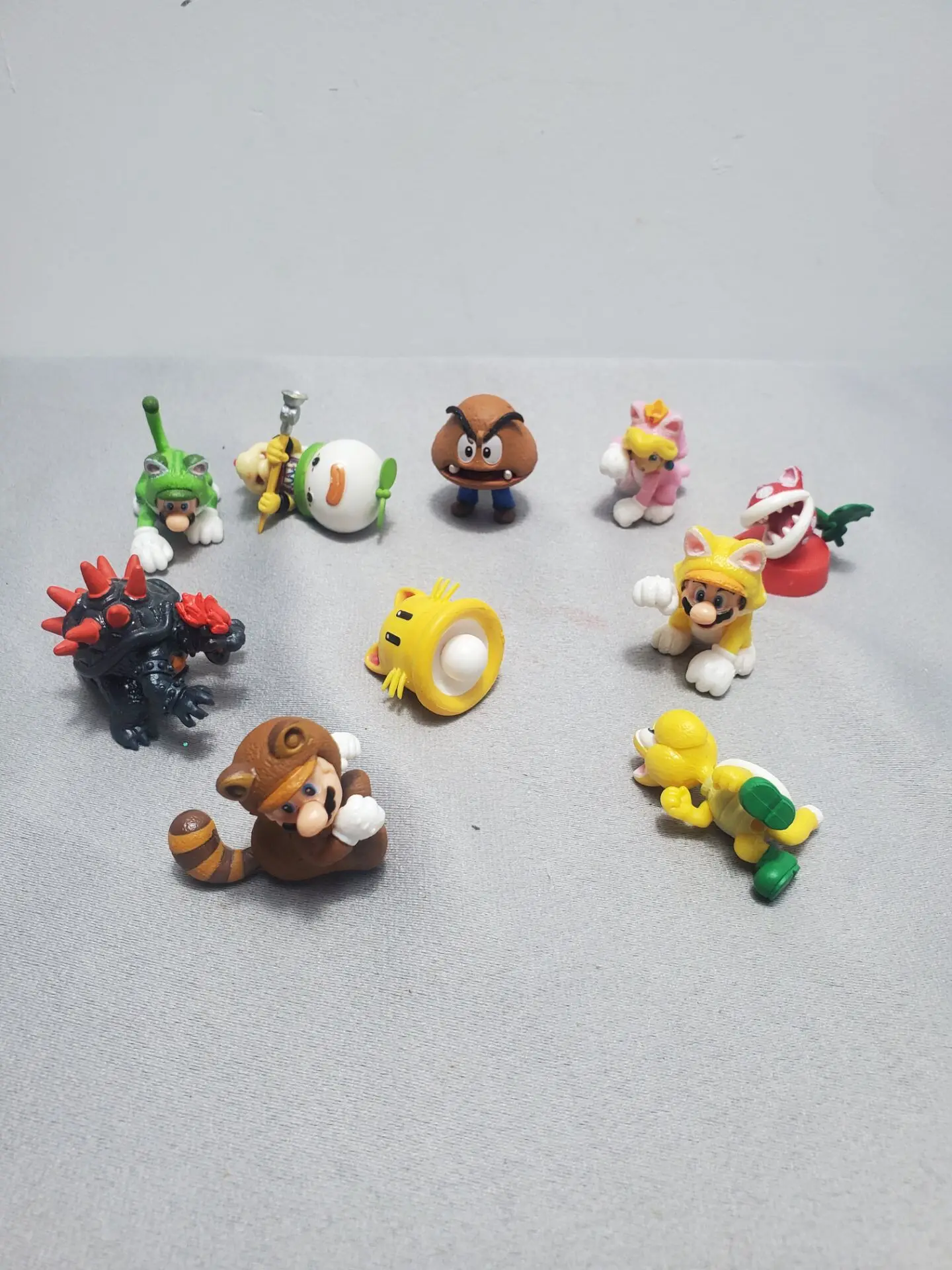 

10pcs SuperMarios Tortoise 3D Bowser's Fury Fury Kuba Fire Dragon Assembly figure Toy Children's Birthday Collection Gift