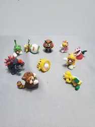 10pcs SuperMarios Tortoise 3D Bowser's Fury Fury Kuba Fire Dragon Assembly figure Toy Children's Birthday Collection Gift