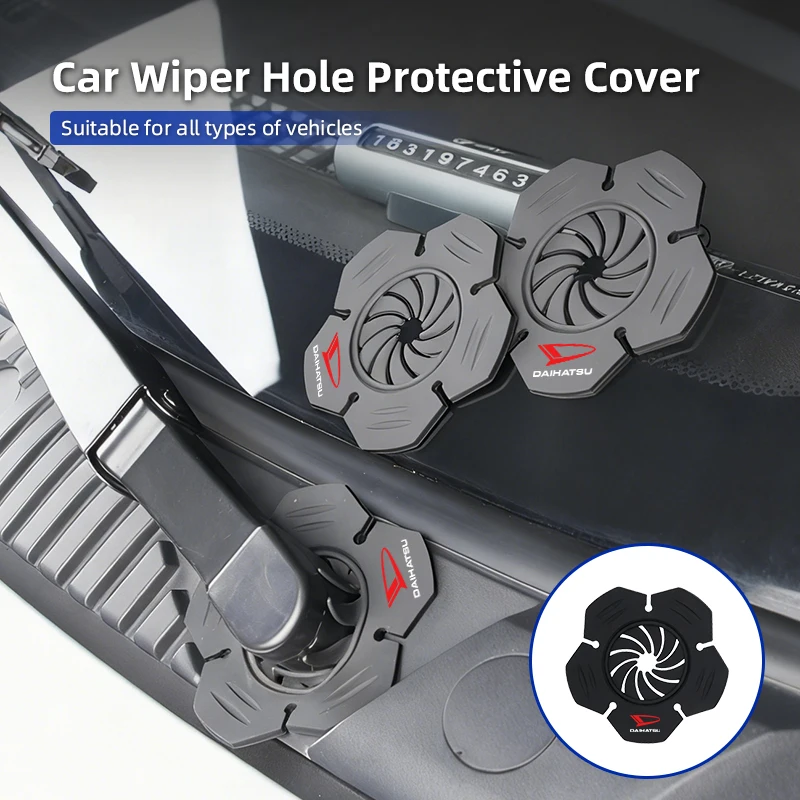 

2pcs Car Windshield Wiper Protector Cover Dustproof Covers Car Accessories For DAIHATSU Sirion Feroza Trevis Taft Terios 2 Cuore