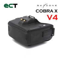 SKYZONE Cobra X V4 1280x720 Goggles/SD 800x480 5.8G 48CH Receiver Head Tracker DVR FPV Goggles Helmet With HDMI For RC FPV Drone