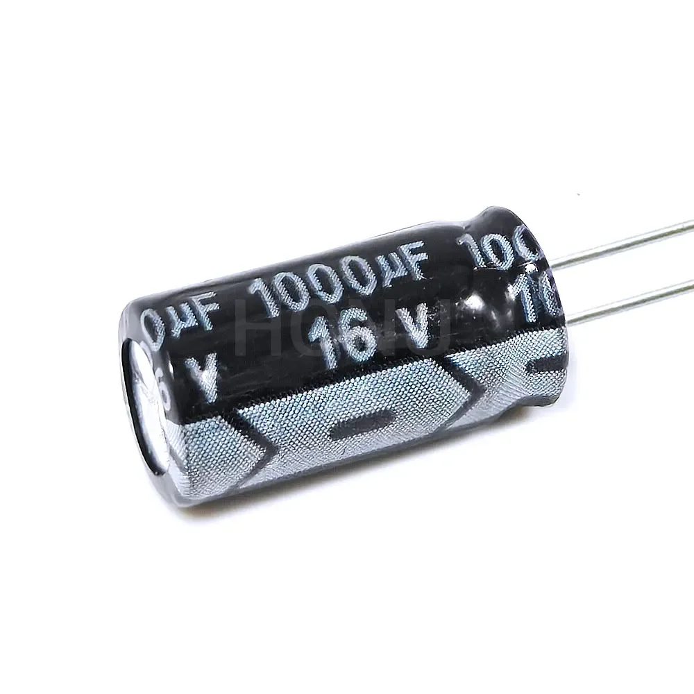 10PCS 1000uF 16V 1000MFD 16Volt 8*16mm Aluminum Electrolytic Capacitor Radial 1000mf16v 1000uf16v 16v1000mf 16v1000uf ±20%​