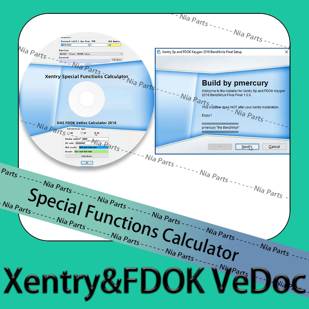 

Xentry Special Functions Calculator 2018 FDOK VeDoc Calculator inspection tools tuning car Repair equipment Diagnostic software