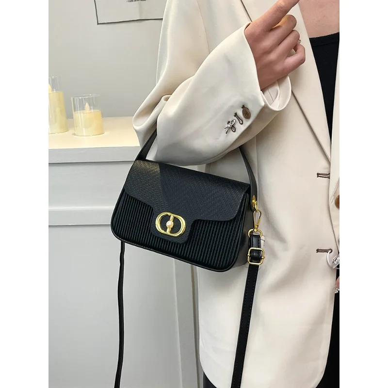 Высококачественная женская сумка-мессенджер из кожи с рисунком лаванды и повседневным парижским повседневным элегантным эффектом