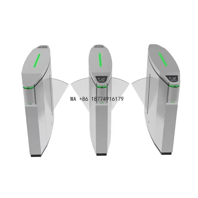 wmwmnu Flap Barrier Turnstile for Subway Station Security RFID Access Control