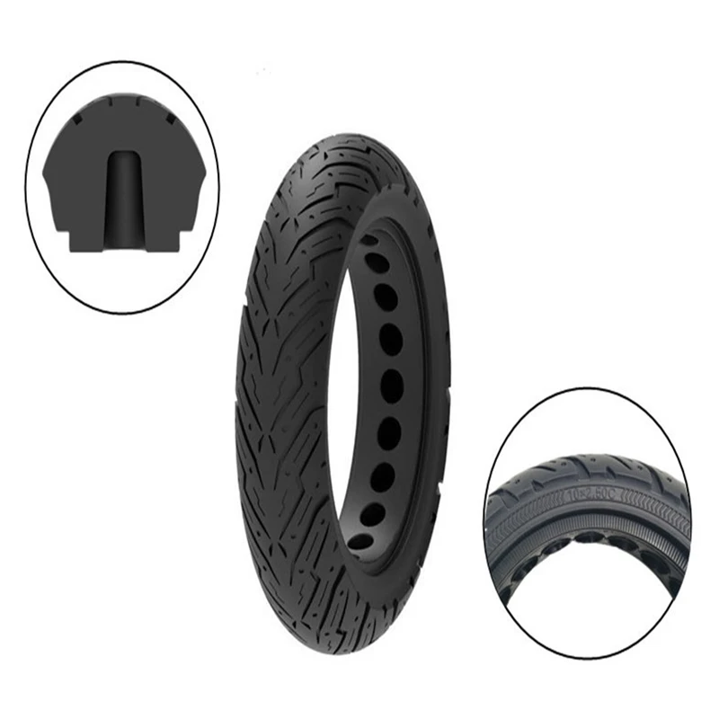 Damping Rubber Tire Durable Scooter Tyre Anti-Explosion Tire Solid Tyre For Ninebot Max G30 Electric Scooter