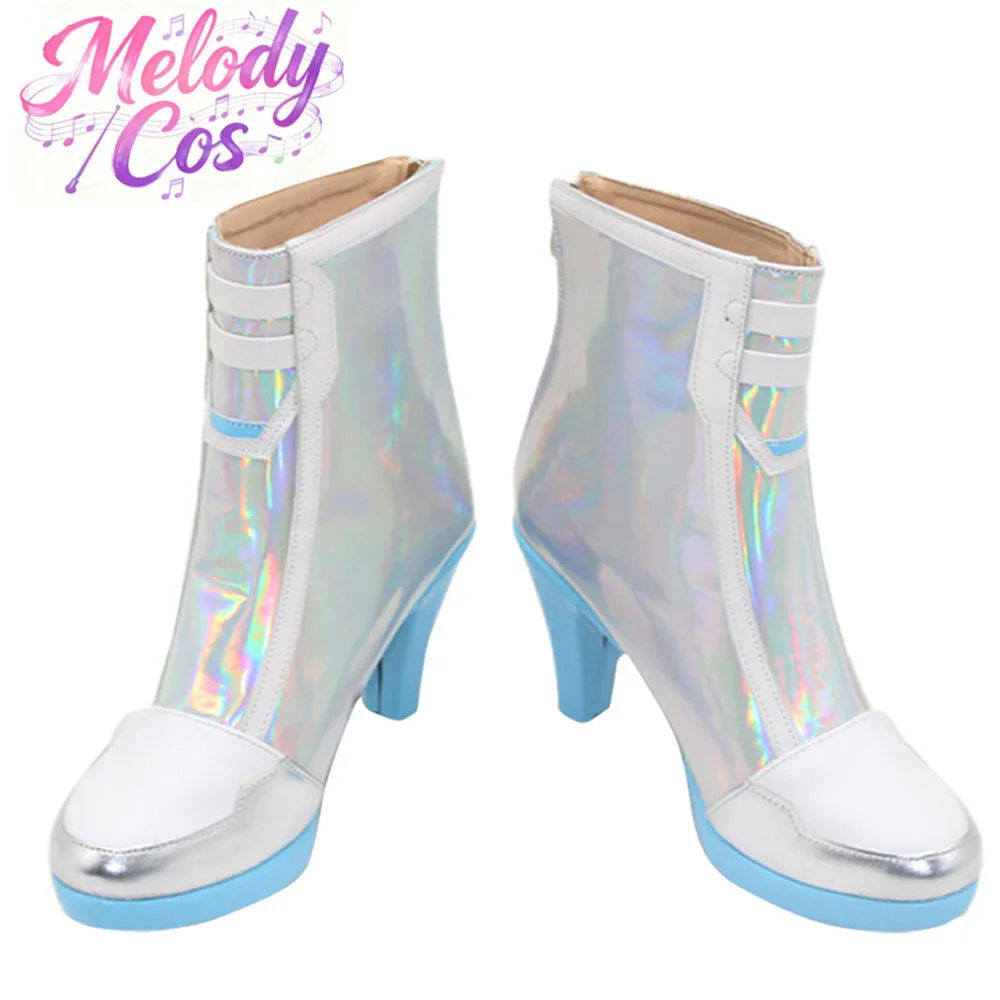 Game OW Fantasia Ashe Cosplay Shoes Adult Women Halloween Carnival Party Disguise Costume Accessories Disfraz Boots Fooewear