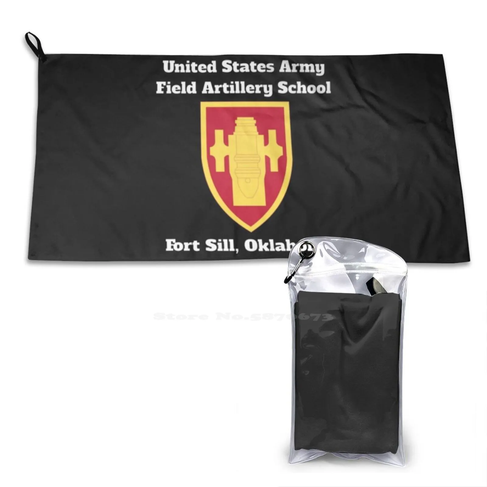 Army Field Artillery School Fort Sill Product Soft Towel Quick Dry Beach Towel Army Field Artillery School Fort Sill Product