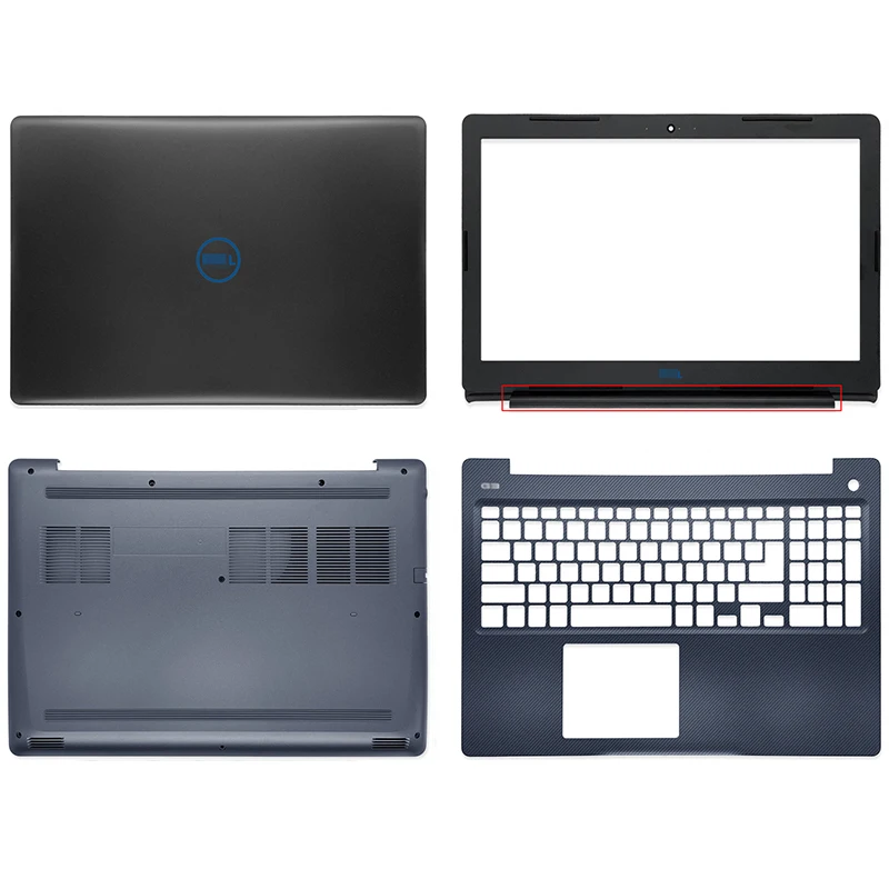 NEW For Dell G3 15 3579 Series Laptop LCD Back Cover Front Bezel Palmrest Bottom Case A B C D Cover Black Blue 15.6 Inch