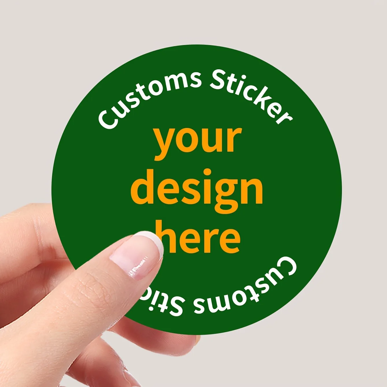 

Custom Round Stickers 5/6cm Diameter-Self-Adhesive Logo Label: Small Business Bottle/Cup Branding,DIY/Journal Lovers (Book Deco)