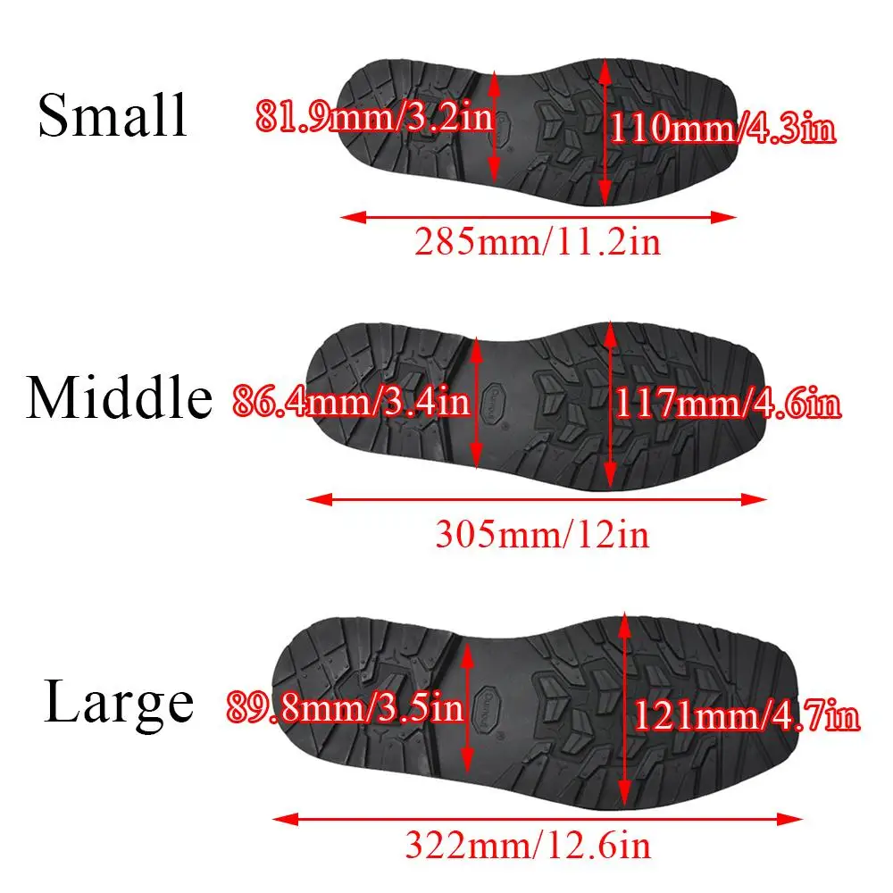 1Pair Rubber Shoe Soles Cuttable Non-Slip Sole Stickers Full Sole Protector Sneaker Repair Worker Shoes Sticker Repair Materials