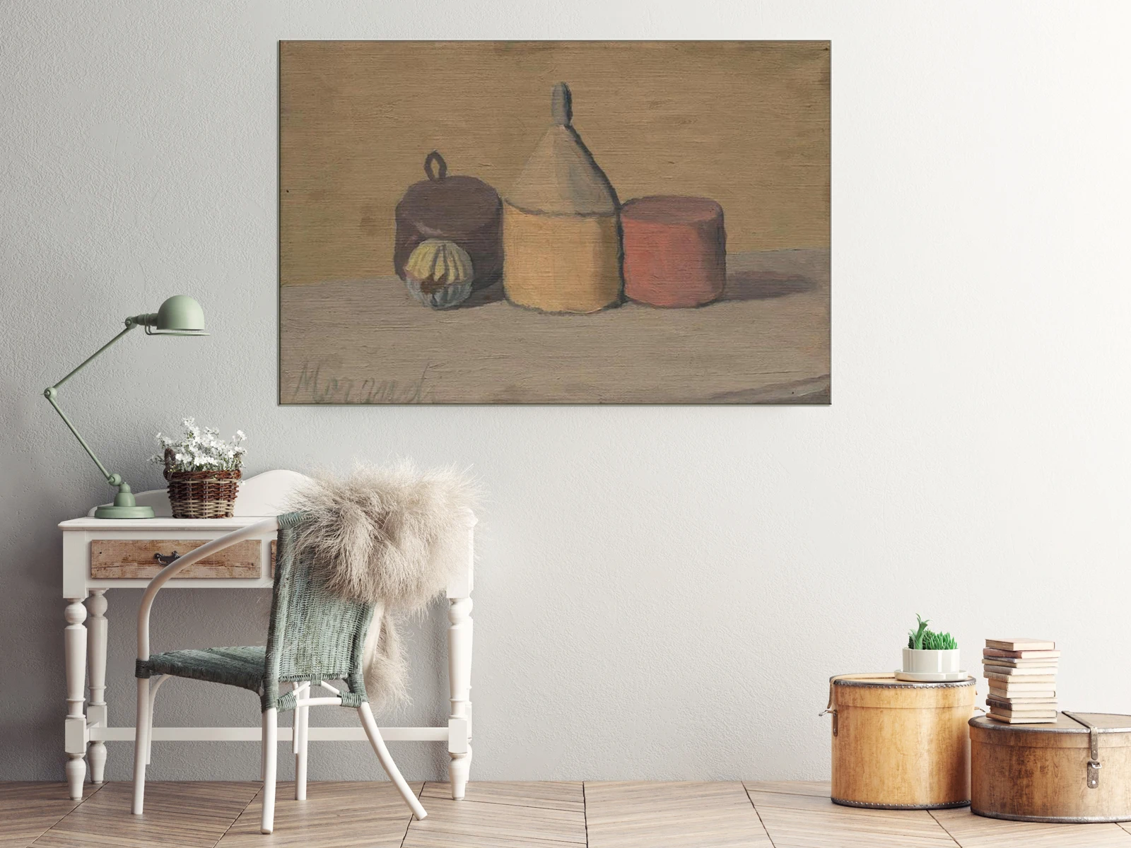 100% HandPainted Oil Painting Reproduction On Linen Canvas Natura Morta Still Life By Giorgio Morandi Famous Wall Art Home