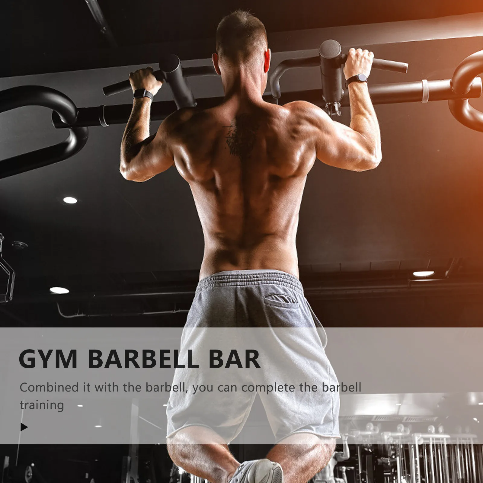 Premium Fitness Barbell Bar for Back Muscle Strengthening Shoulder Training Core Contraction Optimization Gym Accessory Strength