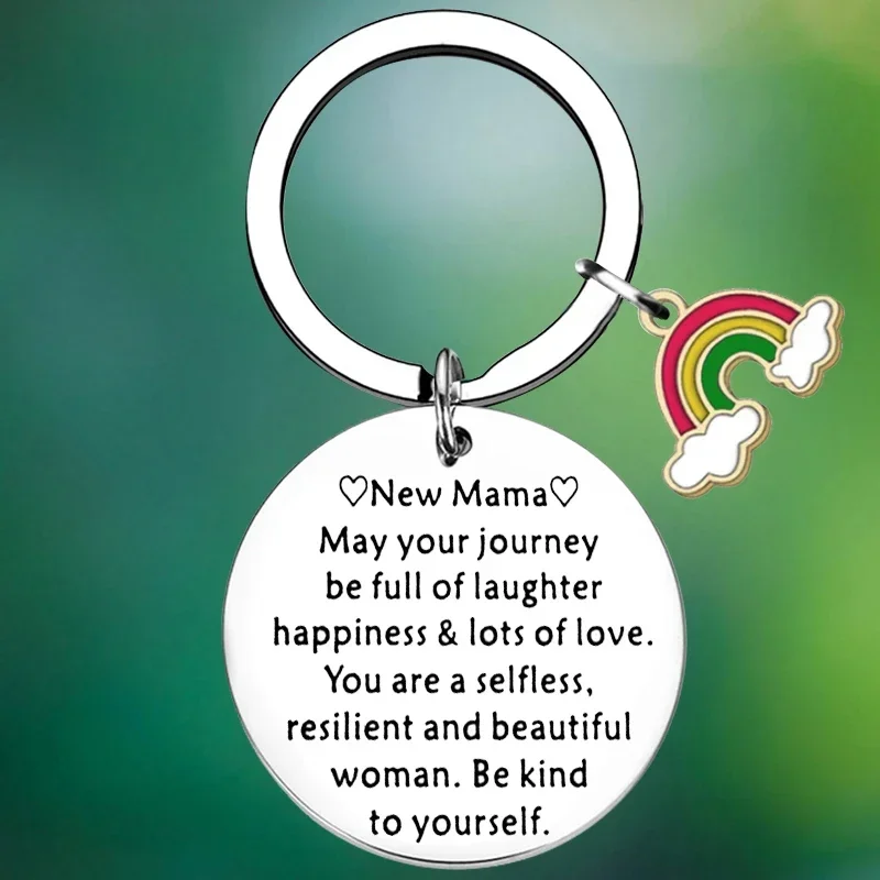 Mom to Be Gifts Keychain New Mom Key Chain Pendant Pregnancy Announcement Gift