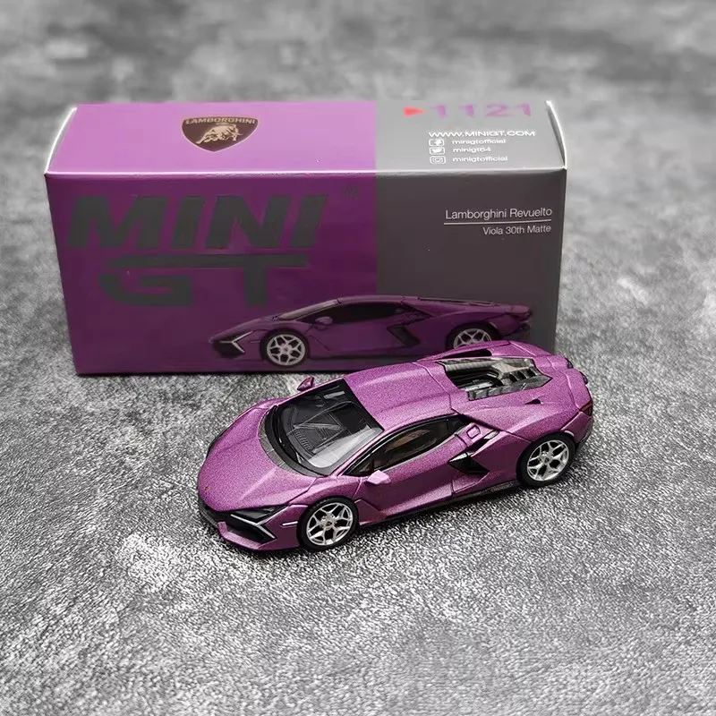

MINIGT 1121 1:64 Коллекционная модель автомобиля Revuelto из литого металла