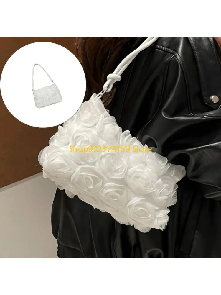 

G5AE кружевные сумки через плечо с цветком, вечерние клатчи для женщин, сумка через плечо, модная сумка-портмоне