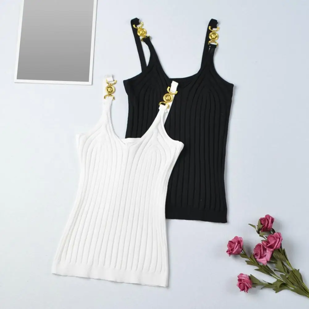 Lady Camisole  Trendy Pure Color Lady Camisole  One Size Summer Tank Top