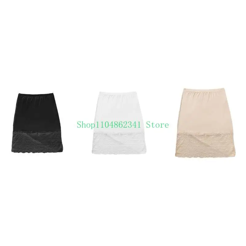 

5asd Women's Lace Petticoat Soft and Stretchy Short Skirts Comfortable Underskirt