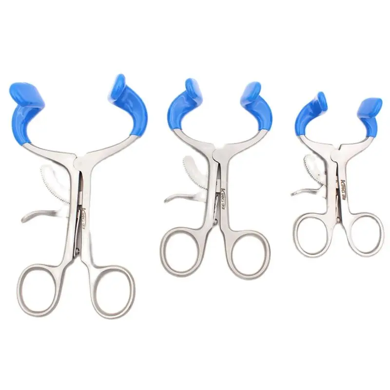 Abridor de boca Dental de 1 piezas, Retractor de labios, expansor de mejillas, Material de acero inoxidable, herramientas de dentista, instrumento