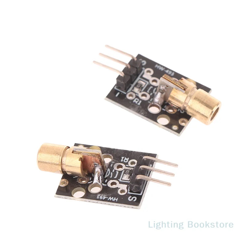 [ZY44] Modulo sensore testa laser KY-008 Modulo testa in rame con diodo a punti trasmettitore laser rosso 3 pin 650nm GOHJMY