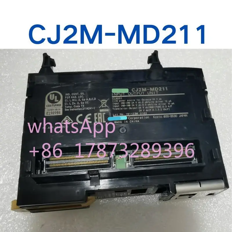 

certified productsUsed Module CJ2M-MD211 tested OK, function intact