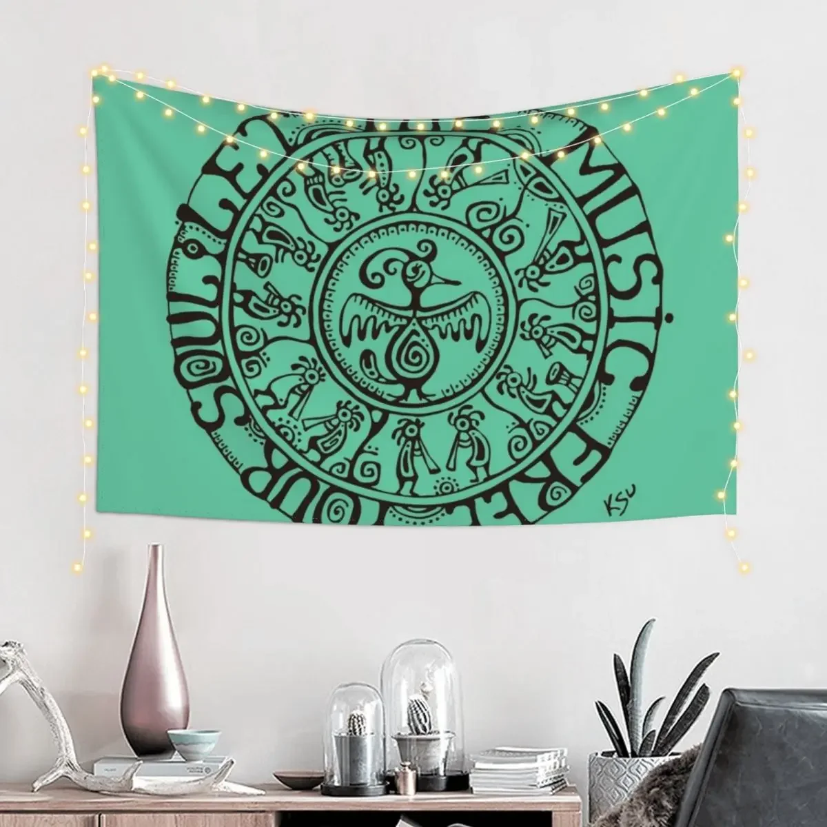 music mantra Tapestry Aesthetic Home Decor Aesthetic Room Decor Home Decoration Bedrooms Decor Tapestry