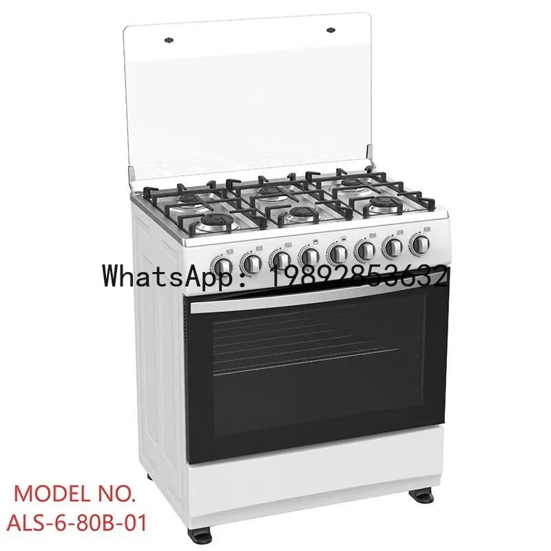 X-18 Four-Burner Five-Gas Conjoined Gas Stove 118L Oven Electric Hot Plate