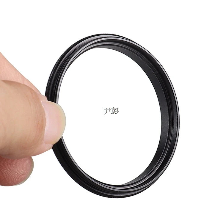 55-58mm Metal Double Male Adapter Ring, 55mm Male Thread to 58mm Male Thread, Macro Photography Lens Connecting Ring