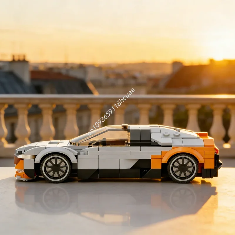 

313pcs MOC BMWedd Vision M Next 8 Stud Wide City Champions Model Toys Festival Gifts Building Blocks Architecture
