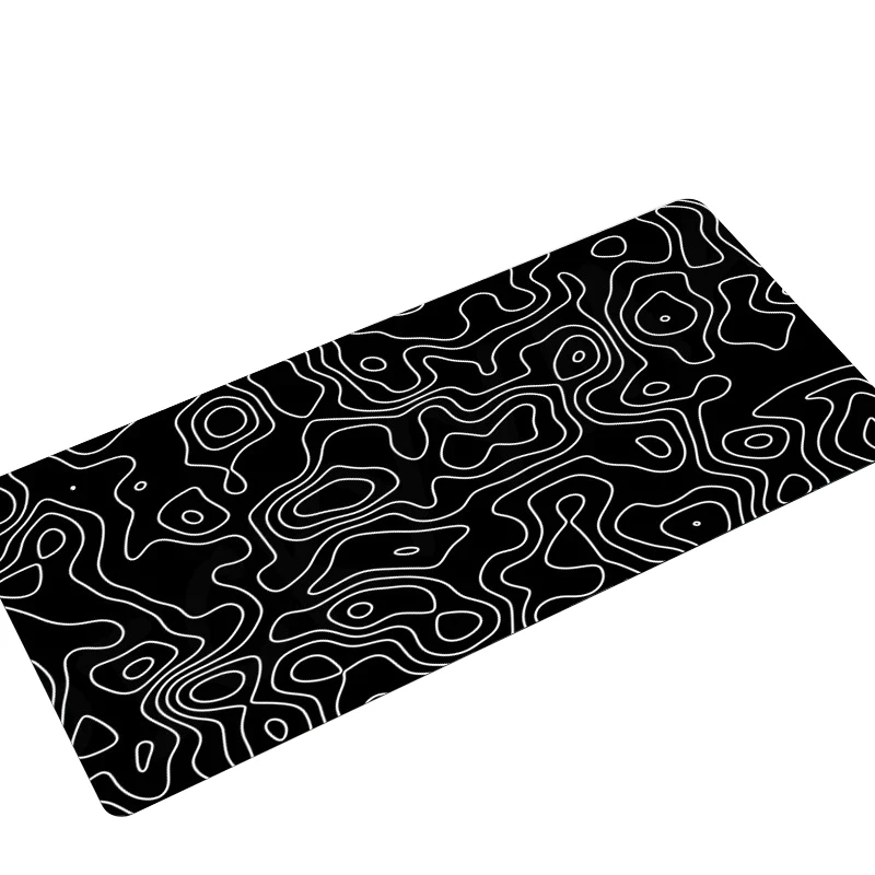 Gamer Mousepad Gradient Color Line Mouse Pad Large Mouse Mat Natural Rubber Desk Rug PC Desk Mats Design Mousepads 100x50cm