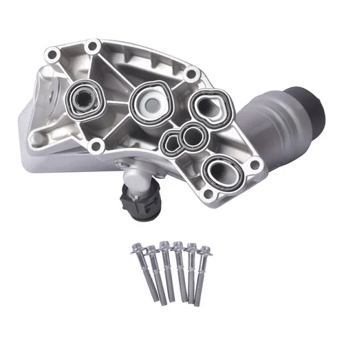 ZOOMKEY Aluminium Engine Oil Cooler Housing Assembly Fit For BMW 340i 440i 540i 11428583895 view 2