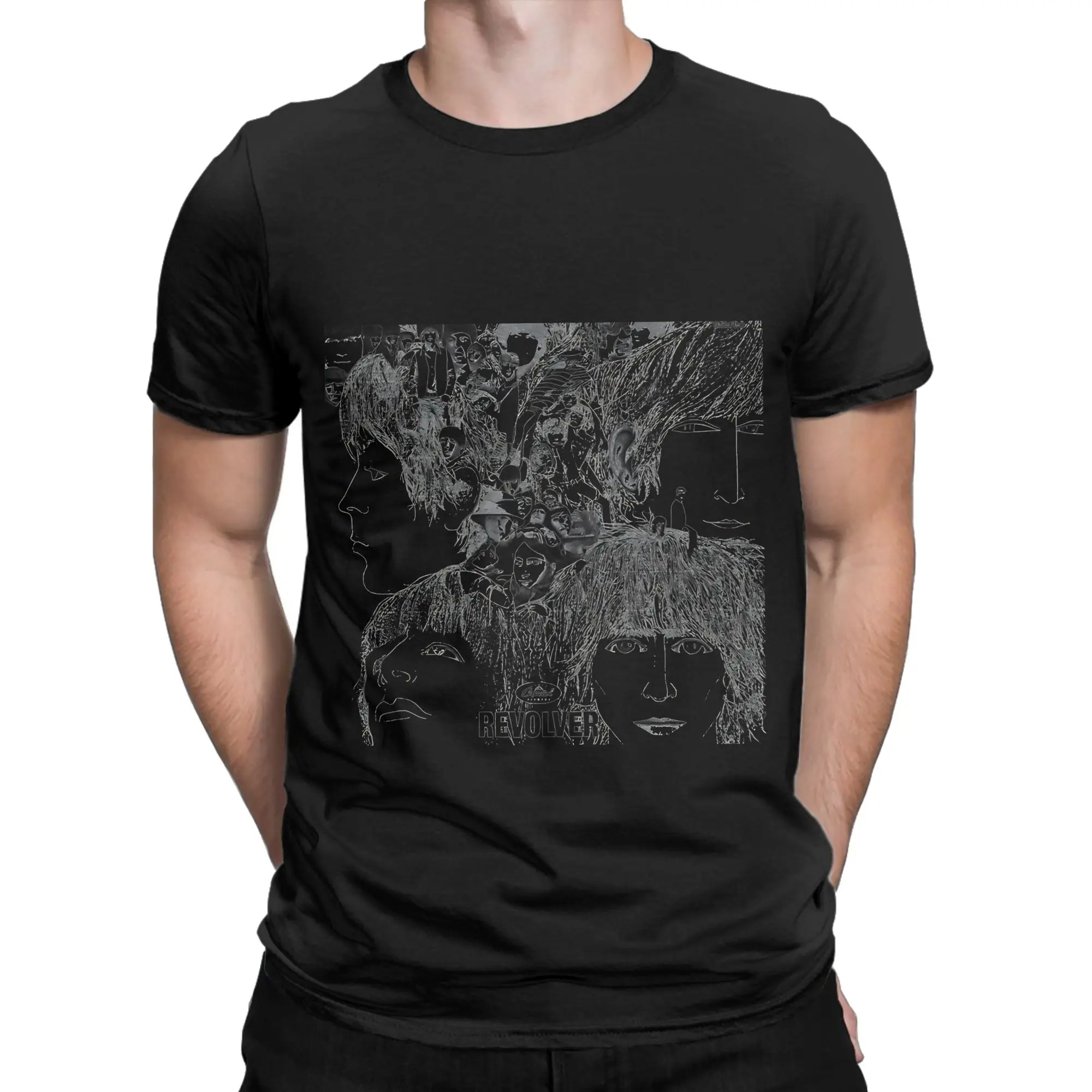 Revolver Sweatshirt by The bBeatles Novelty 100% Cotton T-Shirt The bBeatles Tops Tees For Men