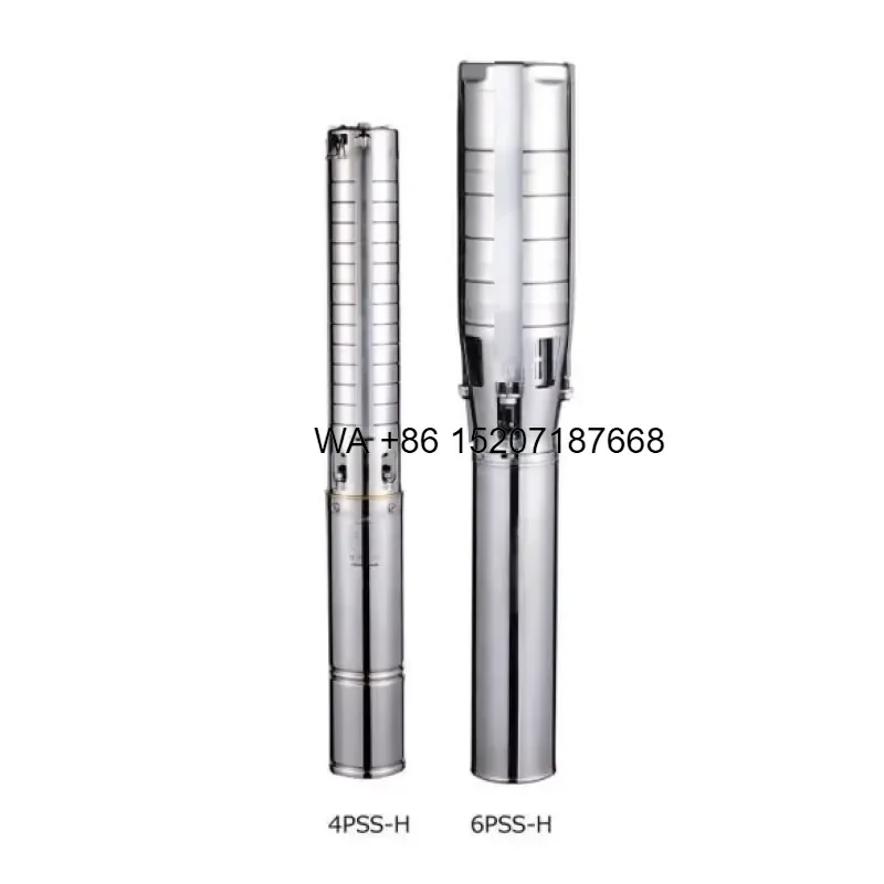 Wmwmnu High Flow DC Solar Water Pump Stainless Steel Submersible Pump for Greenhouse Watering