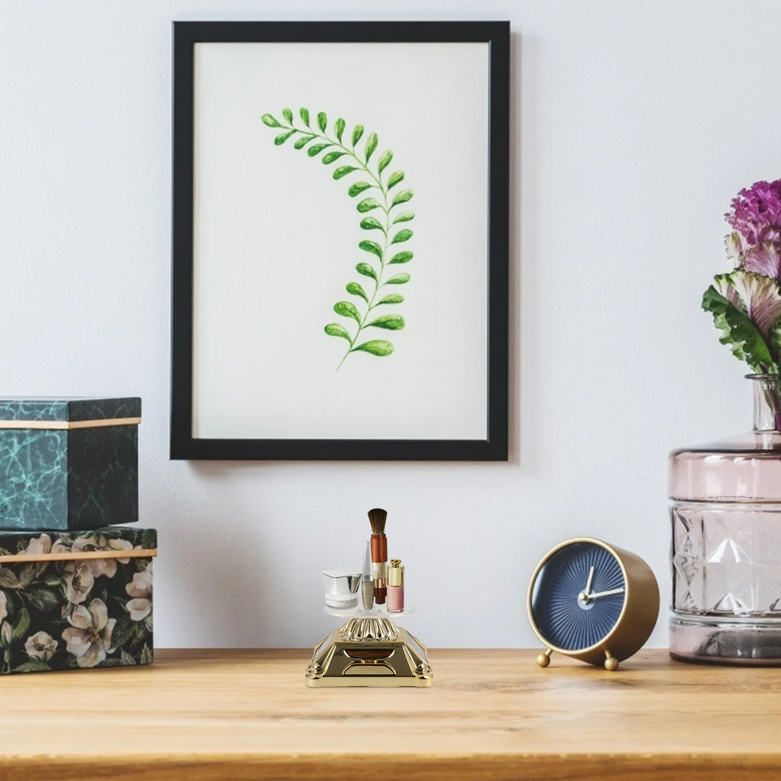 Solar Rotating Stand 360° Motorized Turntable Led Jewelry Display Platform Advertising Display Rotating Stand For Store Home