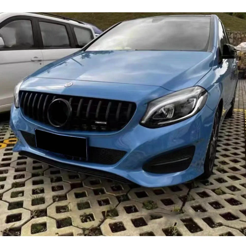 GT-R نمط عمودي بار هود الشبكة العلوية لمرسيدس بنز W246 B-Class B180 B250 2012-2014 2015-2019 #4