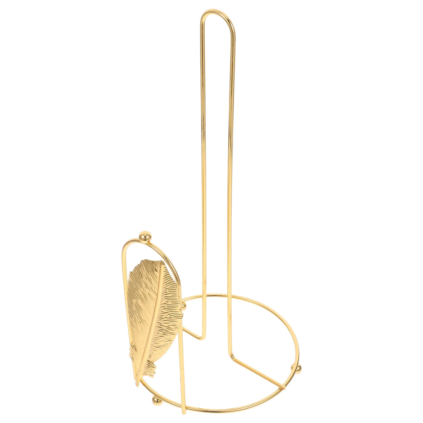 

Nordic Style Paper Towel Holder Metal Countertop Stand Plume Design Kitchen Bathroom Farmhouse Decor Towel Rack