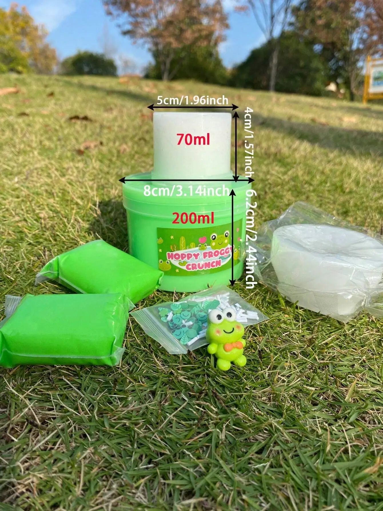 ชุดทำสไลม์รูปกบไอศกรีม 1 ชุด ขนาด 270 มล. ประกอบด้วยแม่พิมพ์ไอศกรีม วัสดุทำดินปั้น DIY เพื่อความสนุกสนาน บรรจุภัณฑ์ปิดผนึกสำหรับใช้ซ้ำได้ ช่วยผ่อนคลาย