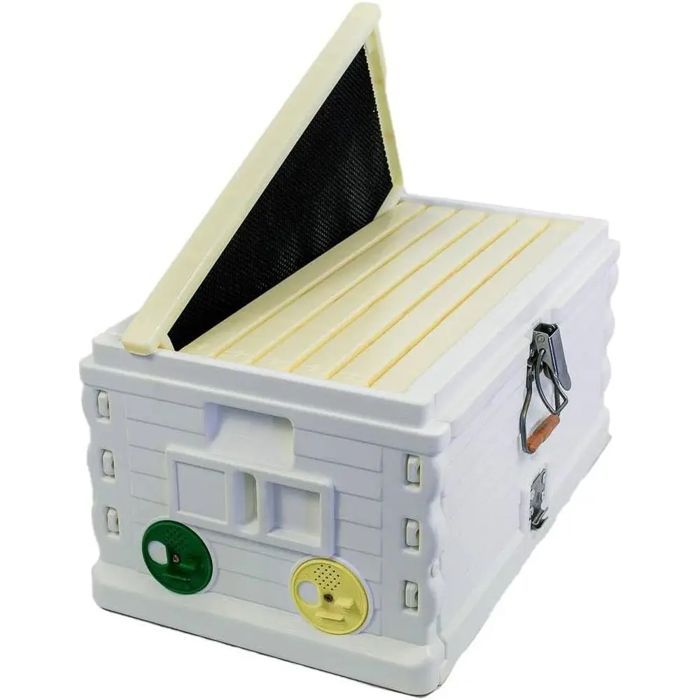 

7-рамная сборка NUC Deep Super Langstroth, размер Super для пчелиных хентов и собранных пластиковых сердечников с двойным воском Premier