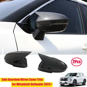 Auto -Auto -Seitenspiegel Rückspiegel Trim, Mitsubishi Outlander 2023 +, Autozubehör 12 Hauptverkäufe Rückverkehrsabdeckung Outlander - №9