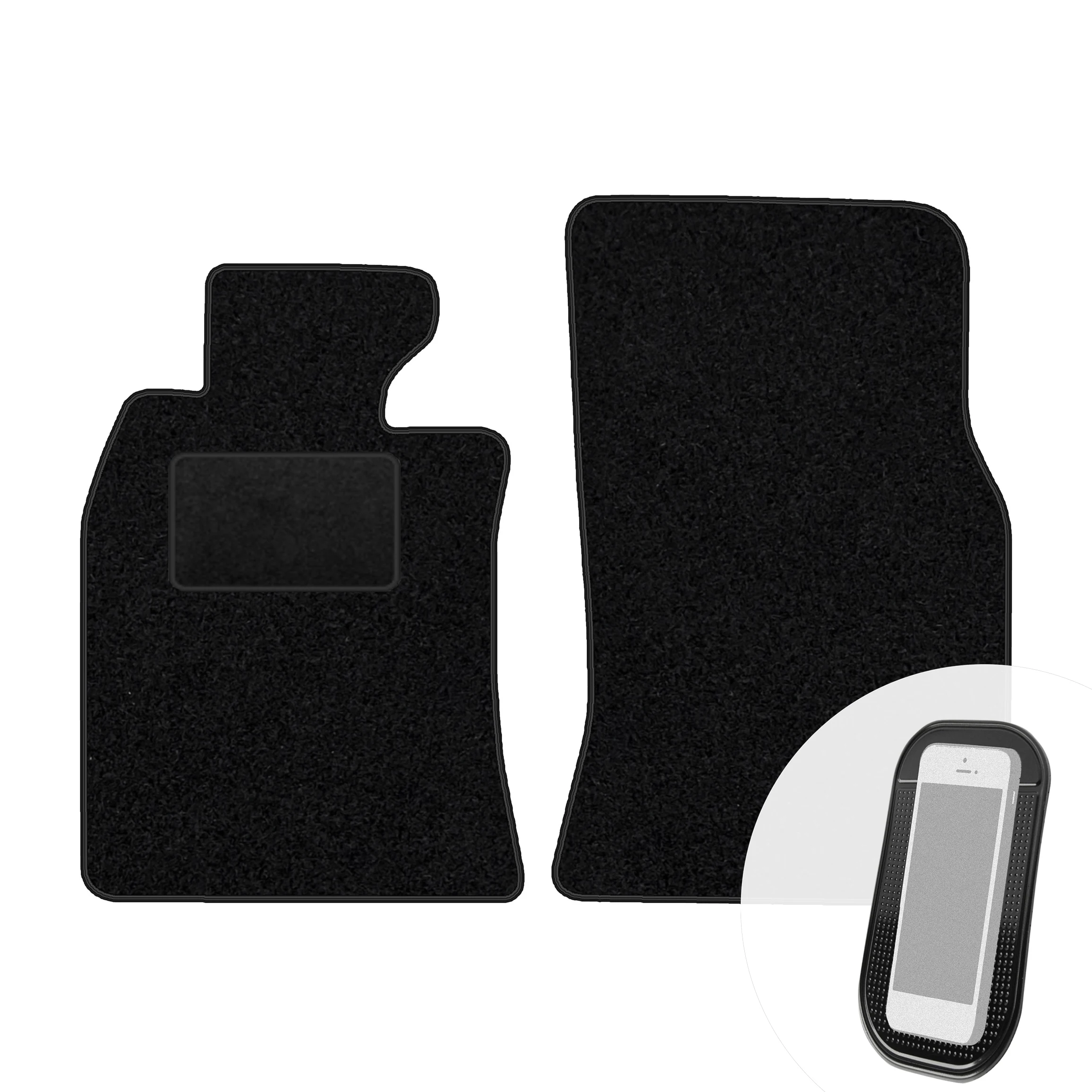 Veloursmatten Przody Zwart voor BMW Mini Cooper R56 II 2006-2013