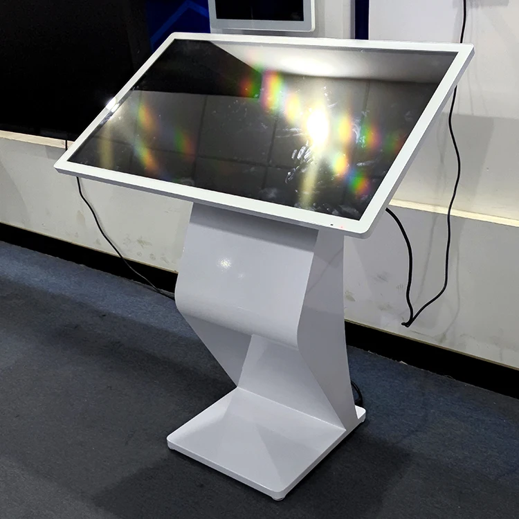 All-in-One 43 50 55 Inch LCD Interactive Touch Screen Kiosk Multimedia Digital Information Self-Service PC for Google Map