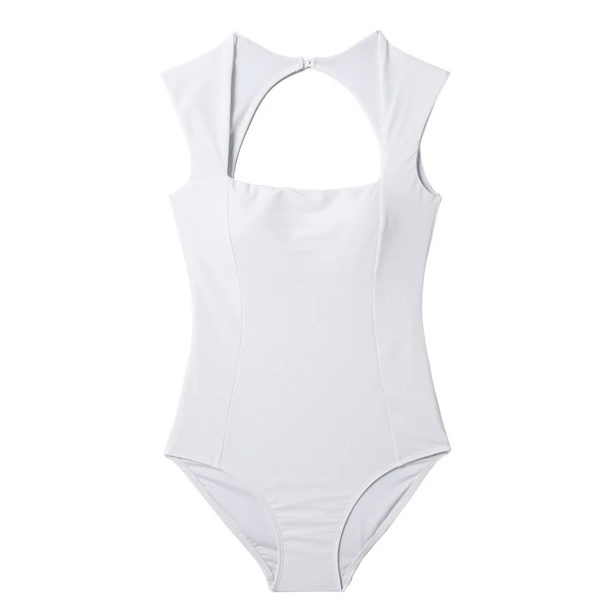 Fino preto sexy puro branco triângulo maiô de uma peça para mulher com tubo superior e sem costas design europeu americano primavera quente