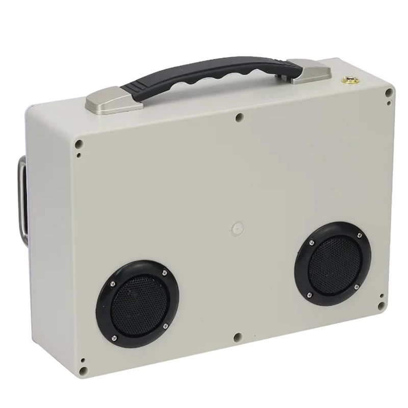 RISE-Rádio de cristal de ondas médias e ondas curtas Rádio de cristal retrô com rádio FM e módulo de reprodutor de música MP3