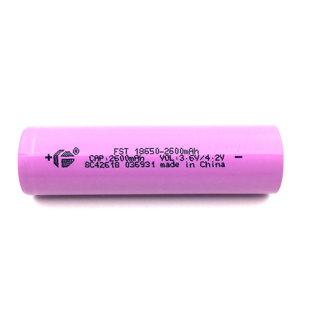 patozm High Capaticy 2600mah 3.7v li-ion 18650 Battery for Electric Bike High Discharge Rate