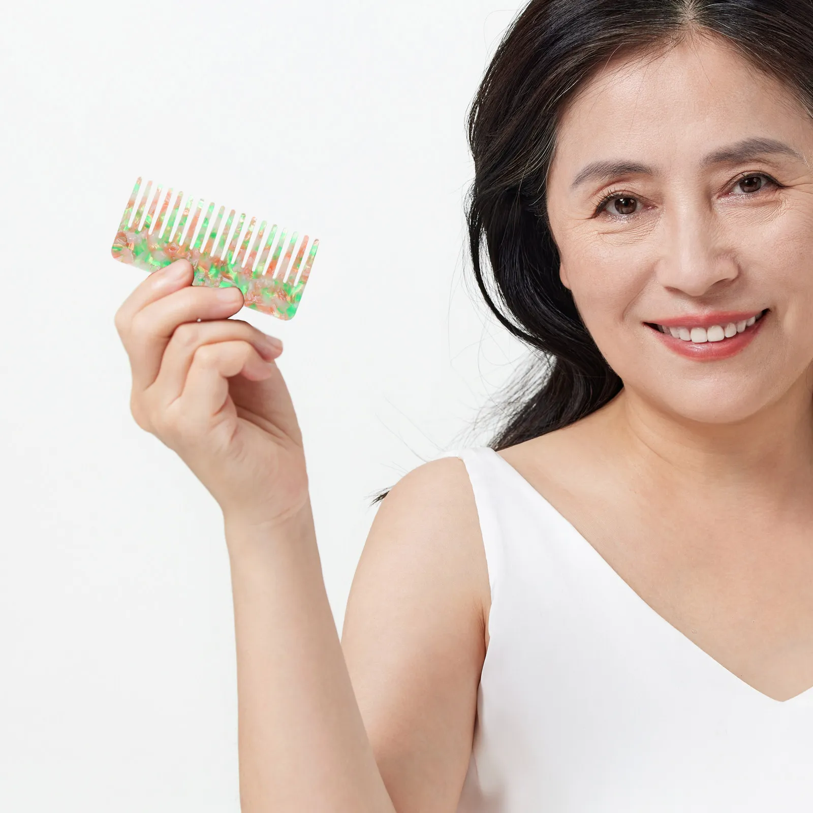 

2 шт. антистатических расчесок с широкими зубьями для мужчин и женщин, для укладки волос, распутывания, портативные, легкие, прочные расчески для мужчин