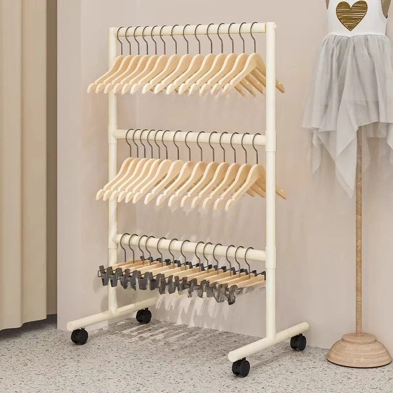 

Special hangers for children's clothing stores to store car clothes and pants