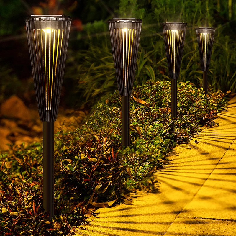 1/2/4/6pcs New Beta Lamp Solar Light Outdoor Waterproof Courtyard Garden Decoration Led Atmosphere Lamp Ground Plug Lawn Lamps